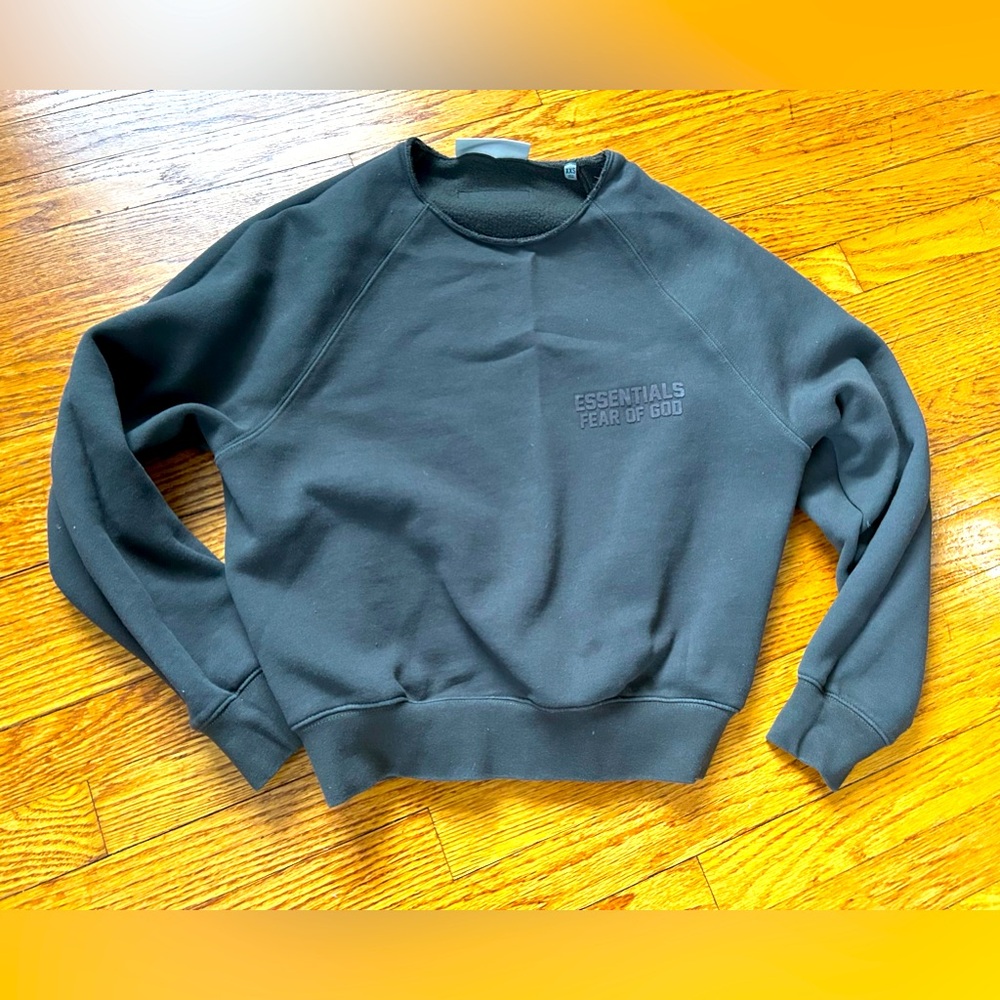 Fear of God Essentials Black Sweatshirt